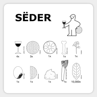 Seder Construction Instructions Sticker